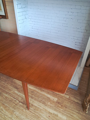 Mid Century McIntosh Teak Dining Table Vintage Extending Table Seats 8 Restored