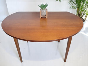 Vintage Mid Century G Plan Style Dining Table Drop Leaf Drop Flap Retro Teak 1960