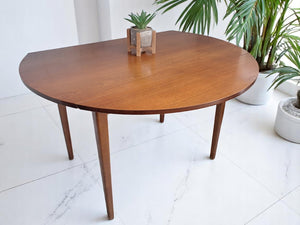 Vintage Mid Century G Plan Style Dining Table Drop Leaf Drop Flap Retro Teak 1960