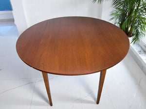 Vintage Mid Century G Plan Style Dining Table Drop Leaf Drop Flap Retro Teak 1960