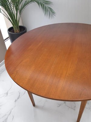 Vintage Mid Century G Plan Style Dining Table Drop Leaf Drop Flap Retro Teak 1960