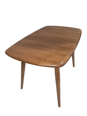 Mid Century Ercol Plank Coffee Table Side Table Solid Elm Vintage Retro Restored