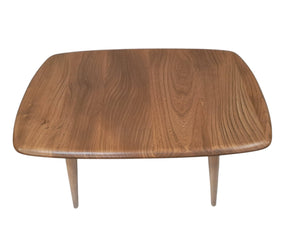Mid Century Ercol Plank Coffee Table Side Table Solid Elm Vintage Retro Restored