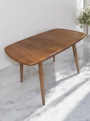 Mid Century Ercol Plank Coffee Table Side Table Solid Elm Vintage Retro Restored