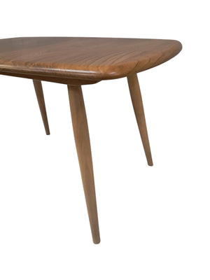 Mid Century Ercol Plank Coffee Table Side Table Solid Elm Vintage Retro Restored