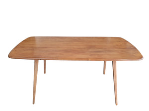 Mid Century Ercol Plank Vintage Dining Table Vintage Blonde 1960's