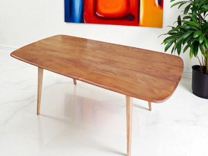 Mid Century Ercol Plank Vintage Dining Table Vintage Blonde 1960's