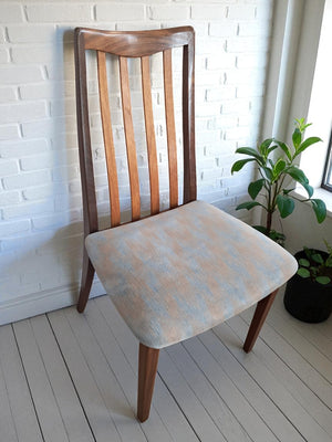 G Plan Dining Chairs Fresco x 6 Retro Teak E Gomme Mid Century Seats