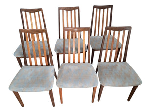 G Plan Dining Chairs Fresco x 6 Retro Teak E Gomme Mid Century Seats