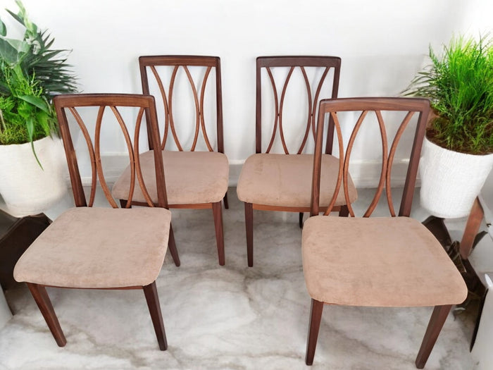 Mid Century Vintage G Plan Dining Chairs  x 4 Retro Teak E Gomme 1960's