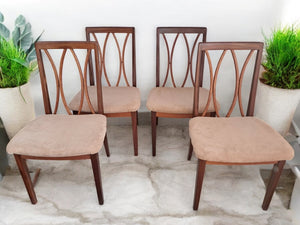 Mid Century Vintage G Plan Dining Chairs  x 4 Retro Teak E Gomme 1960's