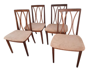 Mid Century Vintage G Plan Dining Chairs  x 4 Retro Teak E Gomme 1960's