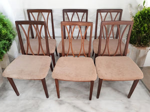 Mid Century Vintage G Plan Dining Chairs  x 6 Retro Teak E Gomme 1960's