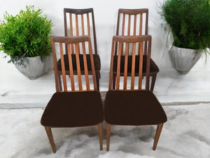 Mid Century Vintage G Plan Fresco Dining Chairs  x 4 Retro Teak E Gomme