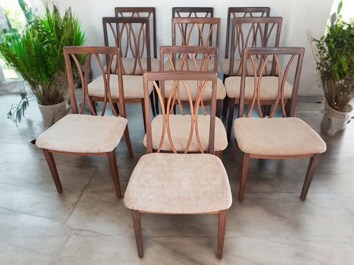 Mid Century Vintage G Plan Dining Chairs  x 10 Retro Teak E Gomme 1960's