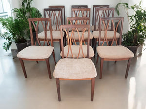 Mid Century Vintage G Plan Dining Chairs  x 10 Retro Teak E Gomme 1960's