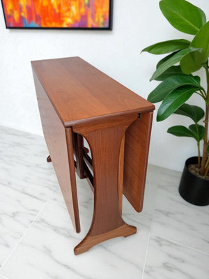 Vintage Mid Century G Plan Fresco Dining Table Drop Leaf Gate Leg Retro Teak Restored