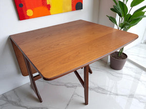 Vintage Mid Century G Plan Fresco Dining Table Drop Leaf Gate Leg Retro Teak Restored