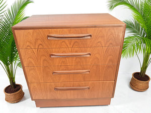 Mid Century G Plan Fresco Chest of Drawers Vintage Teak Danish Design Restored 1960