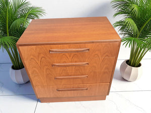 Mid Century G Plan Fresco Chest of Drawers Vintage Teak Danish Design Restored 1960