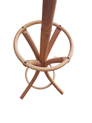 Vintage Bentwood Coat Stand / Hall Hat Stick Umbrella Stand Antique Thonet Style Beech 1980