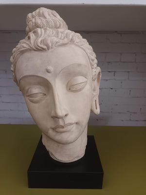 Vintage LARGE Bust "Head of Buddha"  Sculpture Austin Productions for V&A