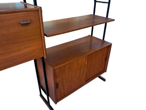 Mid Century Interflex Modular Display Unit Room Divider Desk Ladderax Style 1960