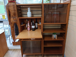 Mid Century Vintage Ladderax Wooden Display Unit Cocktail Cabinet Retro 1960 Staples