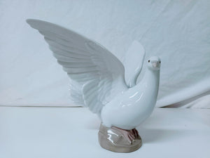Vintage 1990’s LLADRO DOVE Porcelain Figurine #6288 LARGE Mint Gift Rare