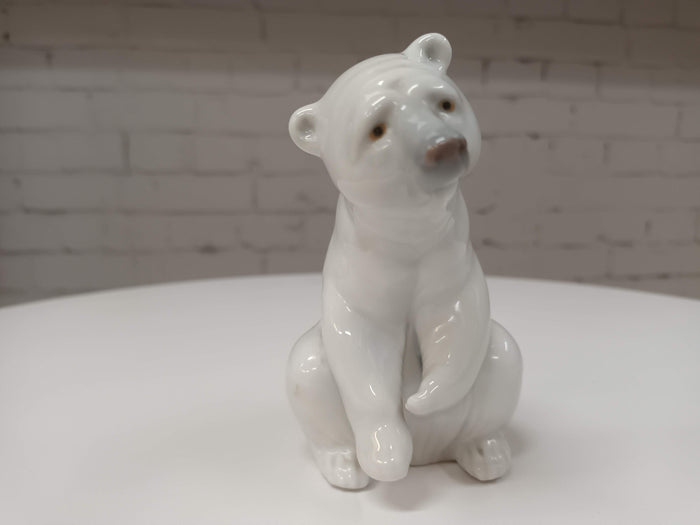 Vintage LLADRO POLAR BEAR 1970’s Porcelain Figurine #1208 Resting Bear Gift Rare