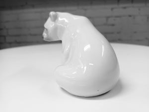 Vintage LLADRO POLAR BEAR 1970’s Porcelain Figurine #1209 Sitting Bear Gift Rare
