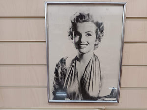 Vintage Marilyn Monroe Print Black & White No. 178 Young Marilyn Framed Poster