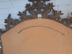 Antique Vintage Mirror LARGE Gold Gilt Frame Decorative Rococo Baroque Attewell 1960