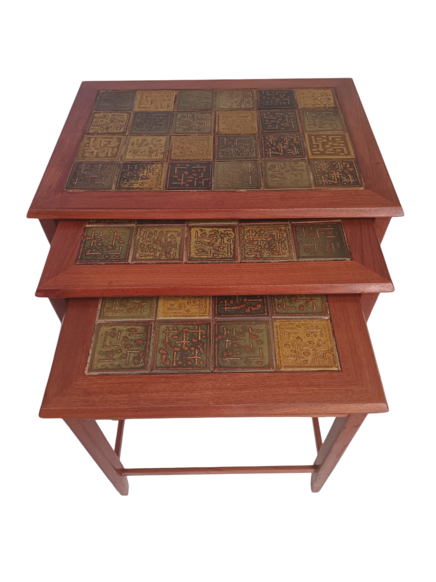 Vintage Mid Century Nest of Tables Danish Design Nesting Tables