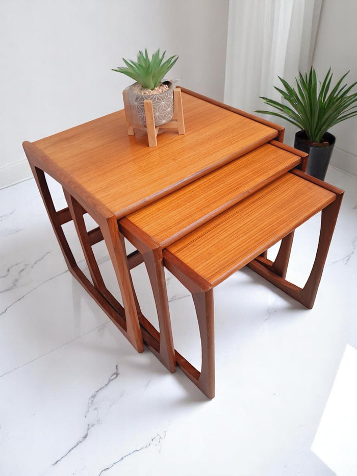 Vintage G Plan Nest of Tables 1960's Teak Quadrille Mid Century Retro VGC