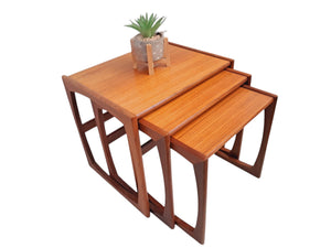 Vintage G Plan Nest of Tables 1960's Teak Quadrille Mid Century Retro VGC