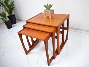 Vintage G Plan Nest of Tables 1960's Teak Quadrille Mid Century Retro VGC