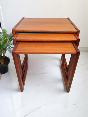 Vintage G Plan Nest of Tables 1960's Teak Quadrille Mid Century Retro VGC