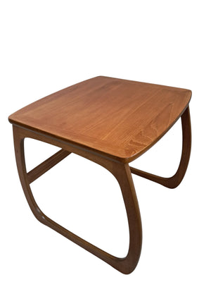 Mid Century Nathan Nest of Tables Side Table Teak Vintage Retro Trio Refinshed