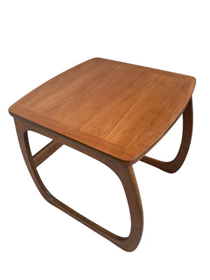 Mid Century Nathan Nest of Tables Side Table Teak Vintage Retro Trio Refinshed