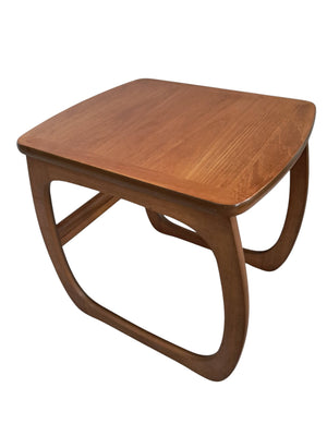 Mid Century Nathan Nest of Tables Side Table Teak Vintage Retro Trio Refinshed