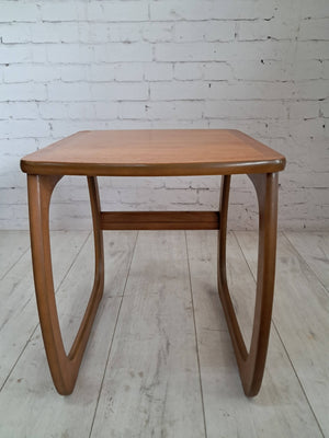 Mid Century Nathan Nest of Tables Side Table Teak Vintage Retro Trio Refinshed