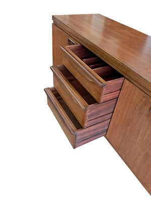 Mid Century Vintage Teak Sideboard Restored Retro Greaves & Thomas 1960