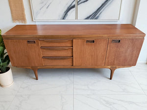 Mid Century Vintage Teak Sideboard Restored Retro Greaves & Thomas 1960