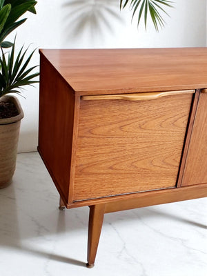 Mid Century Vintage Teak Sideboard Danish Style Restored 1960's Superb Condition