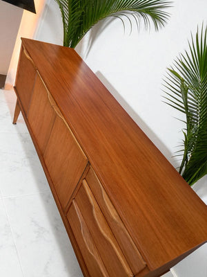 Mid Century Vintage Teak Sideboard Danish Style Restored 1960's Superb Condition