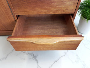 Mid Century Vintage Teak Sideboard Danish Style Restored 1960's Superb Condition