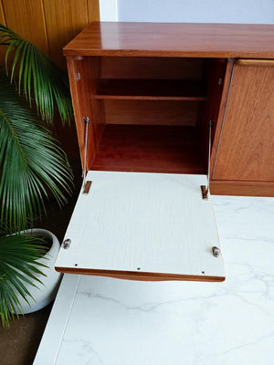 Mid Century Vintage Teak Sideboard Danish Style Restored 1960's Superb Condition