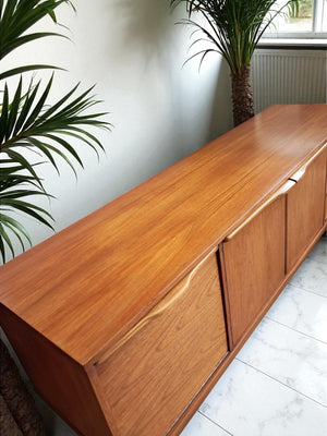 Mid Century Vintage Teak Sideboard Danish Style Restored 1960's Superb Condition