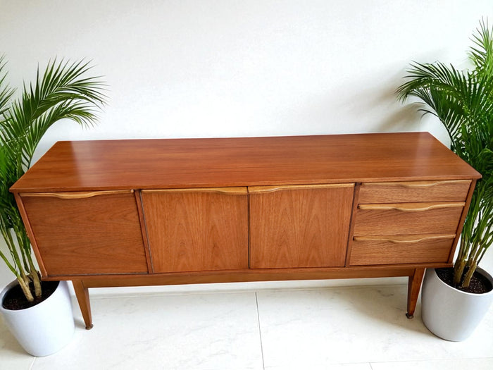 Mid Century Vintage Teak Sideboard Danish Style Restored 1960's Superb Condition